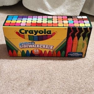 Crayola Washable Sidewalk Chalk 64 ct